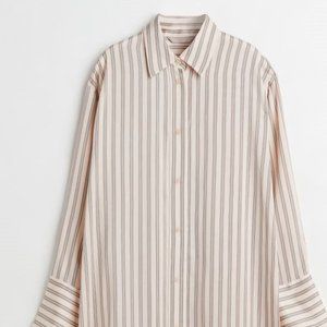 H&M oversized long sleeve blouse